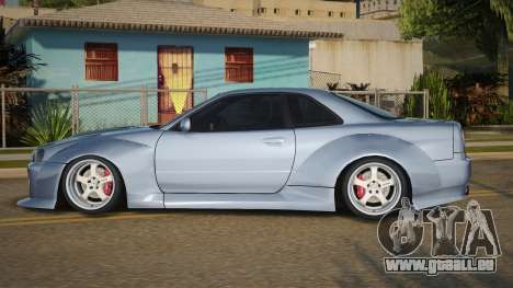 Nissan Skyline R34 GT-R Widebody Mk.X pour GTA San Andreas