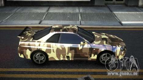 Nissan Skyline R34 Calosca S7 für GTA 4
