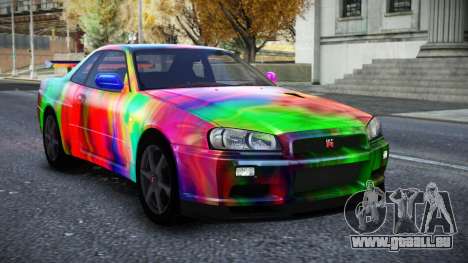 Nissan Skyline R34 Owyna S14 pour GTA 4