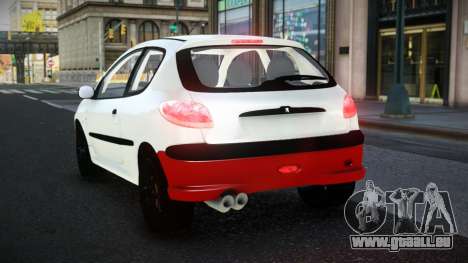 Peugeot 206 Taydajo pour GTA 4