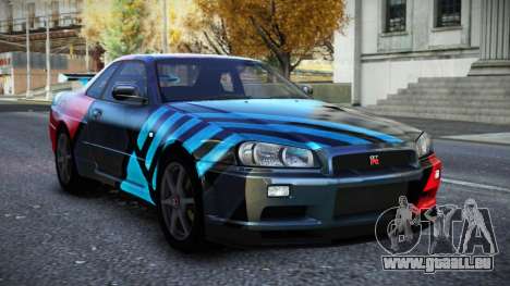 Nissan Skyline R34 Owyna S9 für GTA 4