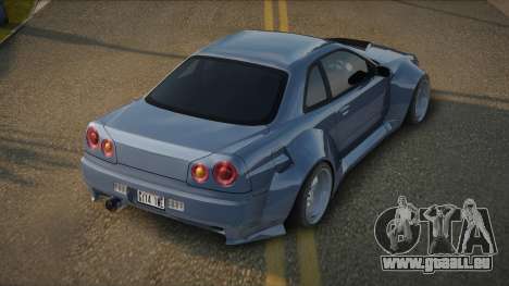 Nissan Skyline R34 GT-R Widebody Mk.X pour GTA San Andreas