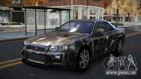 Nissan Skyline R34 Calosca S4 für GTA 4