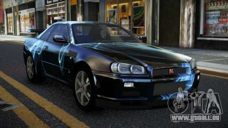 Nissan Skyline R34 Calosca S5 für GTA 4
