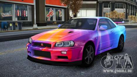 Nissan Skyline R34 Owyna S8 für GTA 4