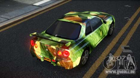 Nissan Skyline R34 Calosca S9 für GTA 4
