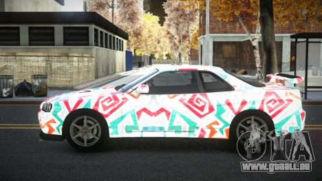 Nissan Skyline R34 Calosca S8 pour GTA 4