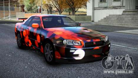 Nissan Skyline R34 Owyna S6 pour GTA 4