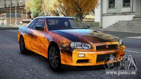 Nissan Skyline R34 Owyna S7 für GTA 4