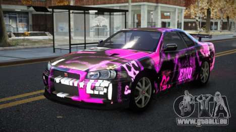 Nissan Skyline R34 Calosca S13 für GTA 4