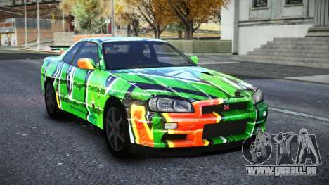 Nissan Skyline R34 Owyna S1 für GTA 4
