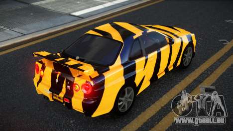 Nissan Skyline R34 Calosca S14 für GTA 4