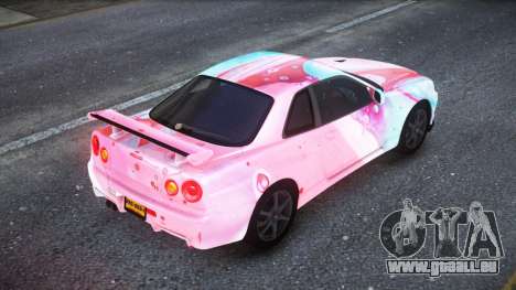 Nissan Skyline R34 Owyna S4 pour GTA 4