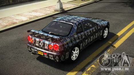 Nissan Skyline R34 Nehgan S6 für GTA 4