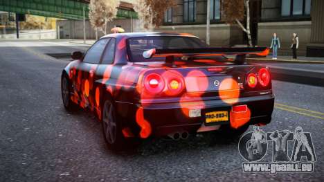 Nissan Skyline R34 Owyna S6 pour GTA 4