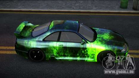 Nissan Skyline R33 Letyxis S14 pour GTA 4