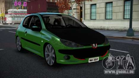 Peugeot 206 Kiwkir für GTA 4