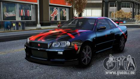 Nissan Skyline R34 Owyna S12 pour GTA 4