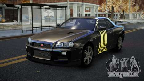 Nissan Skyline R34 Calosca S2 für GTA 4