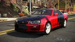 Nissan Skyline R34 Nehgan S12 für GTA 4