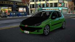 Peugeot 206 Kiwkir pour GTA 4