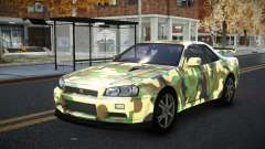 Nissan Skyline R34 Calosca S12 pour GTA 4