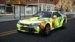 Nissan Skyline R34 Calosca S9 pour GTA 4