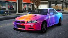 Nissan Skyline R34 Owyna S8 pour GTA 4