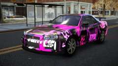 Nissan Skyline R34 Calosca S13 pour GTA 4