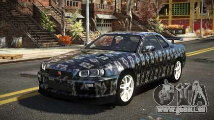 Nissan Skyline R34 Nehgan S6 pour GTA 4