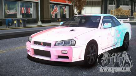 Nissan Skyline R34 Owyna S4 pour GTA 4