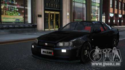 Nissan Skyline R34 Pobyi pour GTA 4