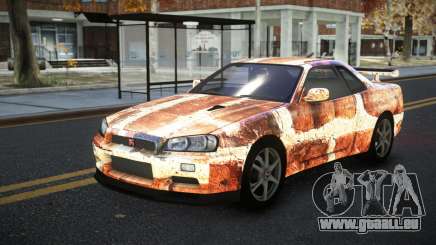 Nissan Skyline R34 Calosca S6 für GTA 4