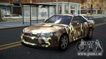 Nissan Skyline R34 Calosca S7 für GTA 4