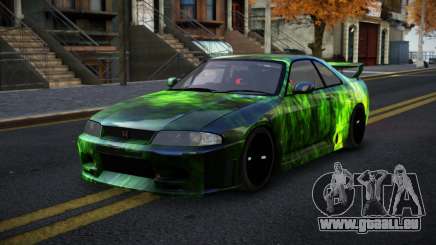 Nissan Skyline R33 Letyxis S14 pour GTA 4