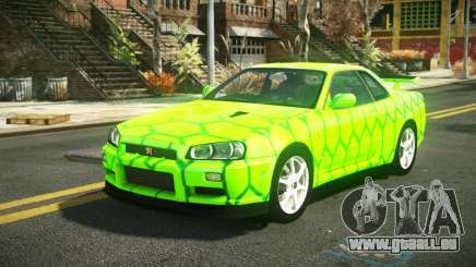 Nissan Skyline R34 Nehgan S8 pour GTA 4