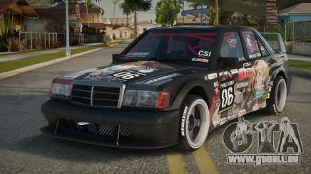 Mercedes-Benz 190E Speed Edited für GTA San Andreas