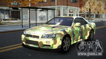 Nissan Skyline R34 Calosca S12 für GTA 4