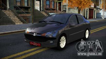 Peugeot 206 Lomkayiqa pour GTA 4