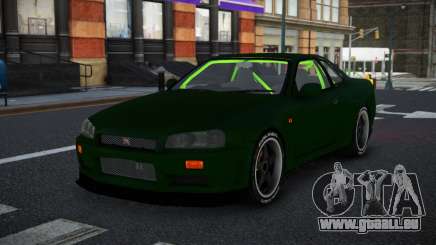 Nissan Skyline R34 Uwah pour GTA 4