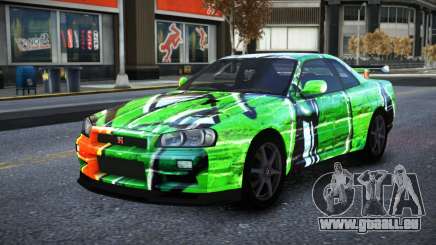 Nissan Skyline R34 Owyna S1 pour GTA 4