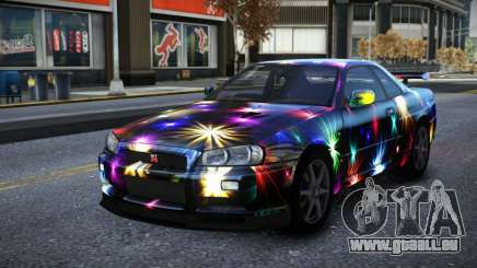 Nissan Skyline R34 Owyna S2 pour GTA 4