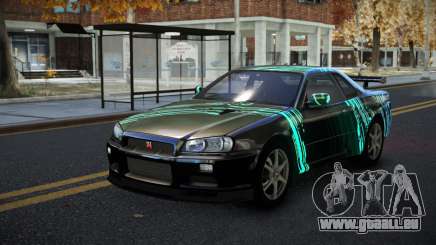Nissan Skyline R34 Calosca S1 für GTA 4