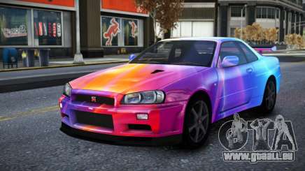 Nissan Skyline R34 Owyna S8 pour GTA 4