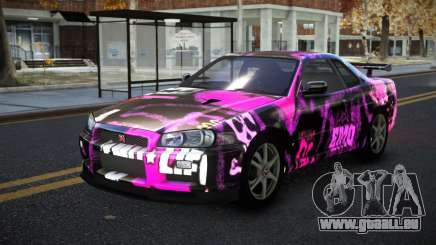 Nissan Skyline R34 Calosca S13 für GTA 4