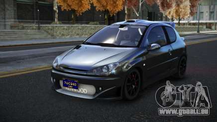 Peugeot 206 Zodin pour GTA 4