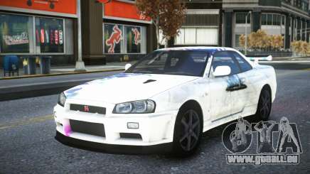 Nissan Skyline R34 Owyna S11 pour GTA 4