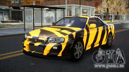 Nissan Skyline R34 Calosca S14 für GTA 4