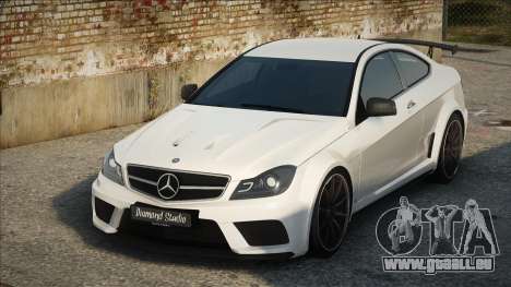 Mercedes-Benz C63 AMG White für GTA San Andreas