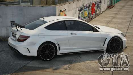 Mercedes-Benz C63 AMG White für GTA San Andreas